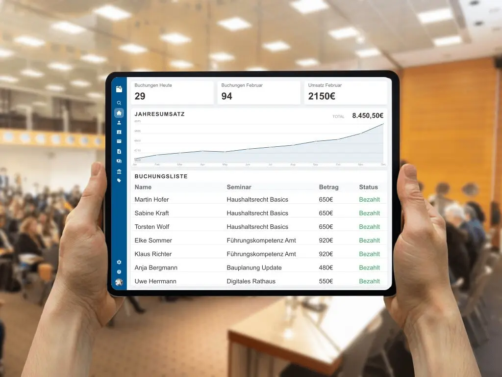 Automatischer Versand von Teilnahmebescheinigungen und Zertifikaten nach Fortbildungen in Kommunalakademien