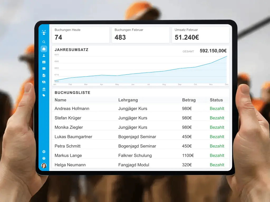 Online-Bezahlsysteme für Seminarbuchungen mit automatischer E-Rechnungserstellung und Finanzbuchhaltung